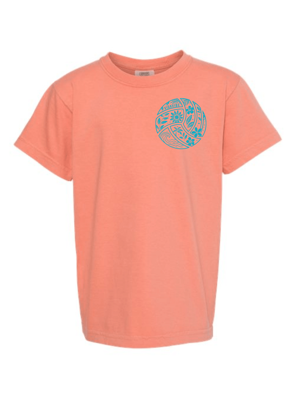 Floral Volleyball Tee